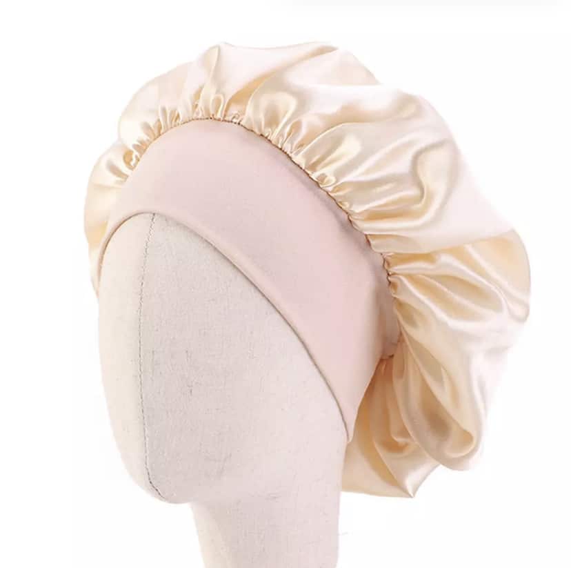 Random Color Silk Bonnet With Elastic Band