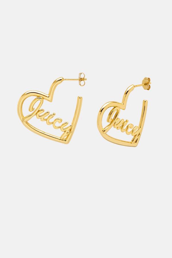 18K Gold Plated Juicy Couture Earrings