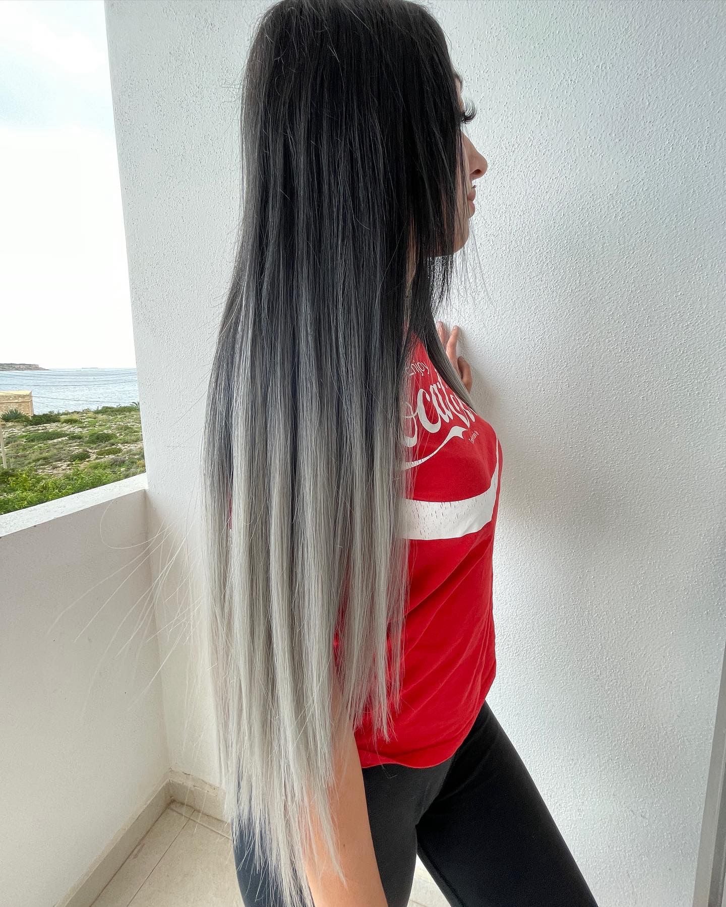 26 Inch Black & Silver Clip Ons