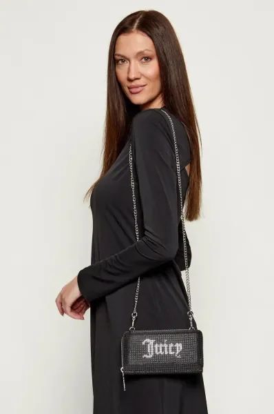 Juicy Couture Black RhinE stone Money & Clutch Purse