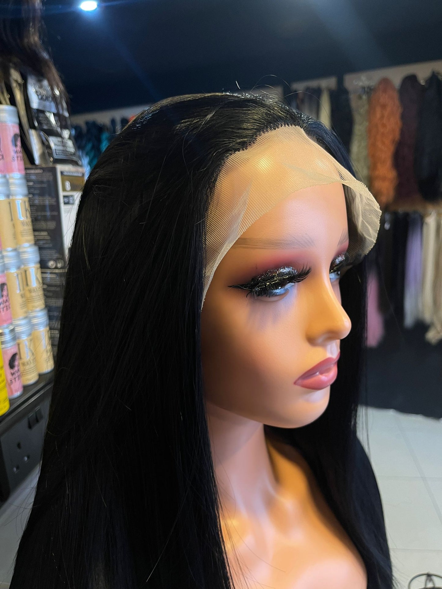 30 Inch Black Full Lace Wig