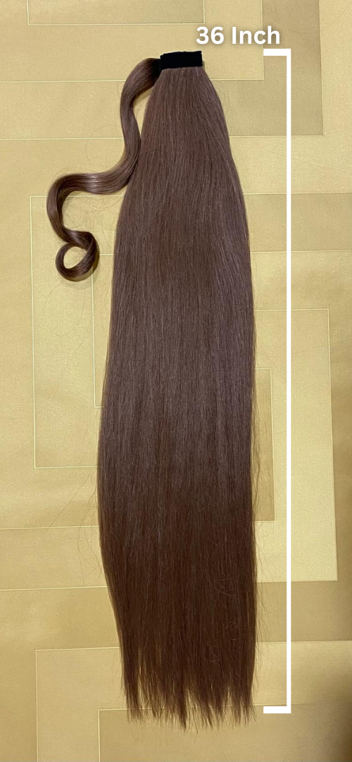 36 Inch Light Brown Ponytail
