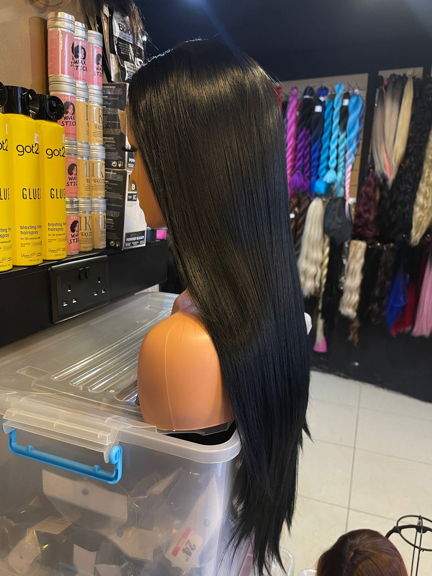 30 Inch Black Full Lace Wig