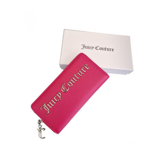 Juicy Couture Hot Pink Zip-Around Wallet