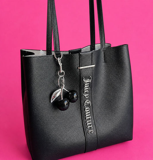 BLACK JUICY COUTURE TOTE BAG