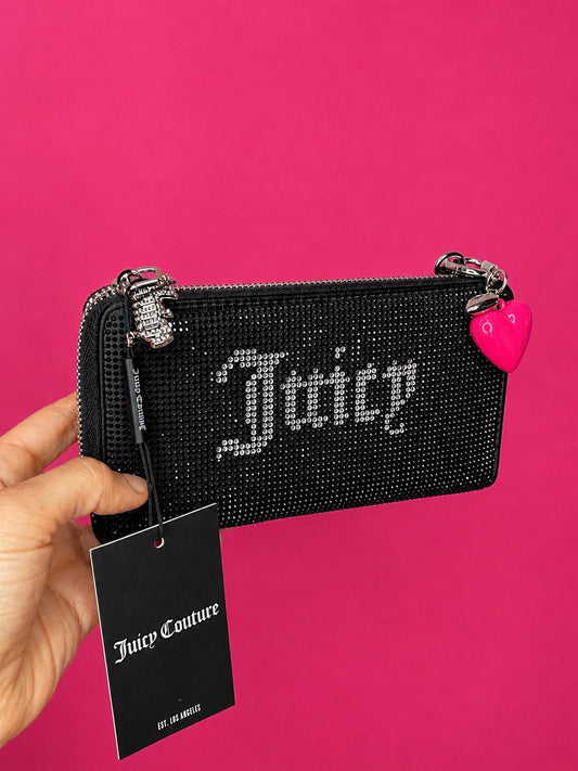 BLACK JUICY COUTURE RHINESTONE WALLET