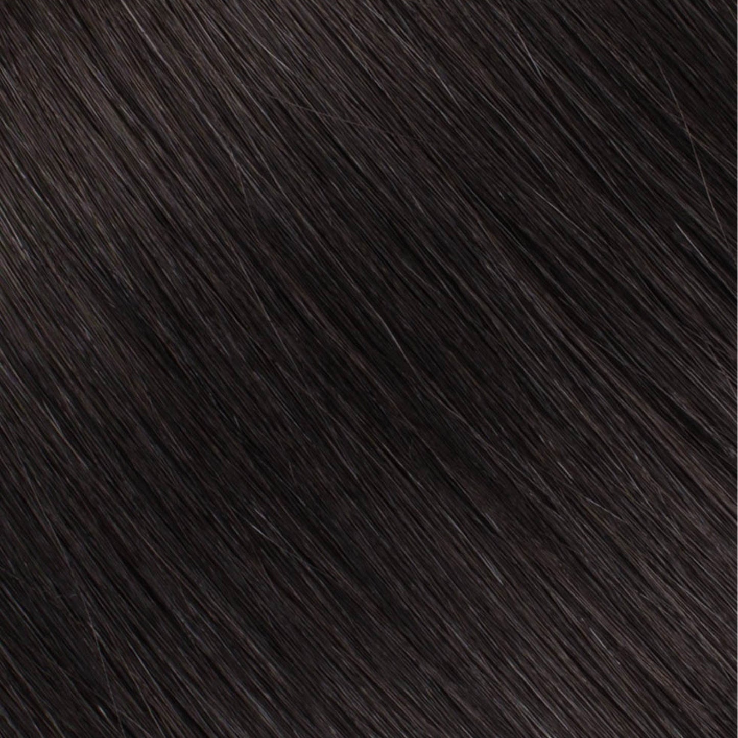 Couture Weft Clip-in Extensions, Natural Black