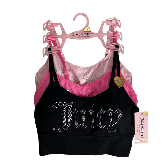 Juicy Couture Set Of 3 Sports Bras
